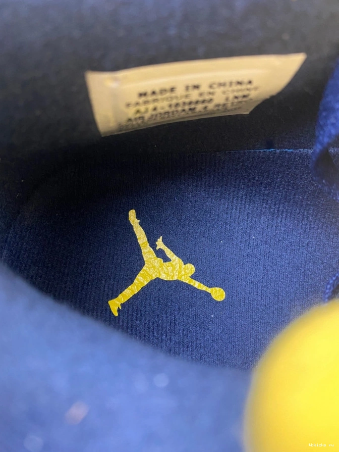 Rep TB AJ4-1036660 Air Jordan Michigan Retro 4 (PE) 0806